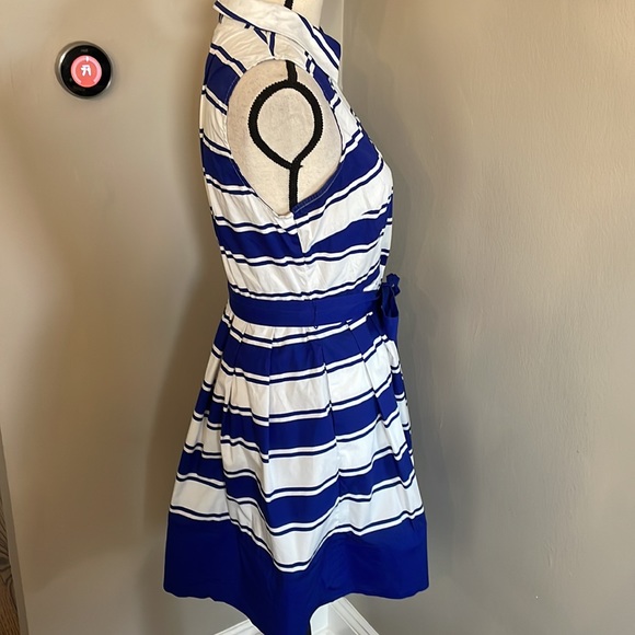 MILLY blue white stripe dress - Picture 6 of 14